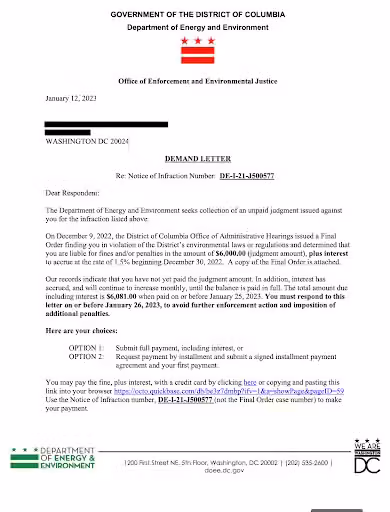 noticeofinfraction(demandletter)